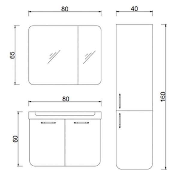 Alya Bathroom Set – Stylish and Complete Bathroom Accessory Collection