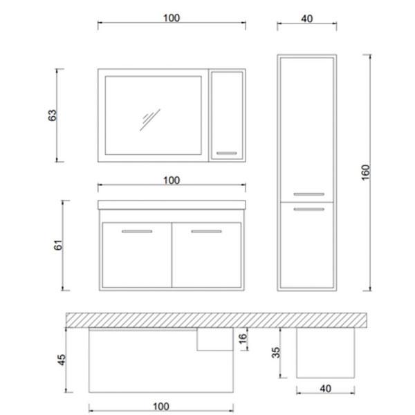 Limra Bathroom Set – Stylish and Durable Bathroom Accessory Collection