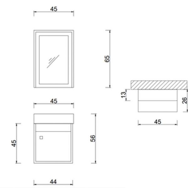 Mini 1 Bathroom Set – Compact and Stylish Bathroom Accessory Collection