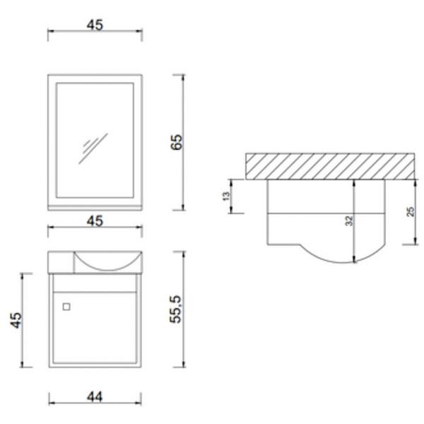 Mini 2 Bathroom Set – Compact and Elegant Bathroom Accessory Collection