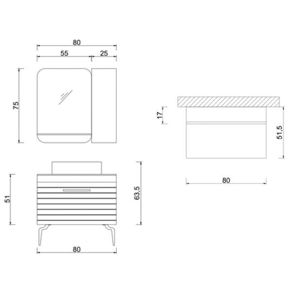 Perge 2 Bathroom Set – Sophisticated and Durable Bathroom Accessory Collection