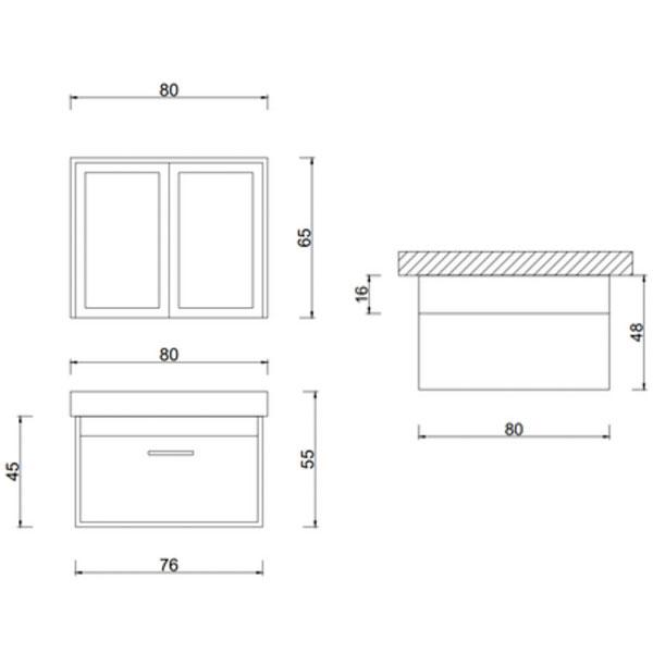 Sharp Bathroom Set – Modern and Chic Bathroom Accessory Collection