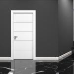 Lacquered Grooved Model 306 Room Door