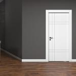 Lacquered Grooved Model 311 Room Door